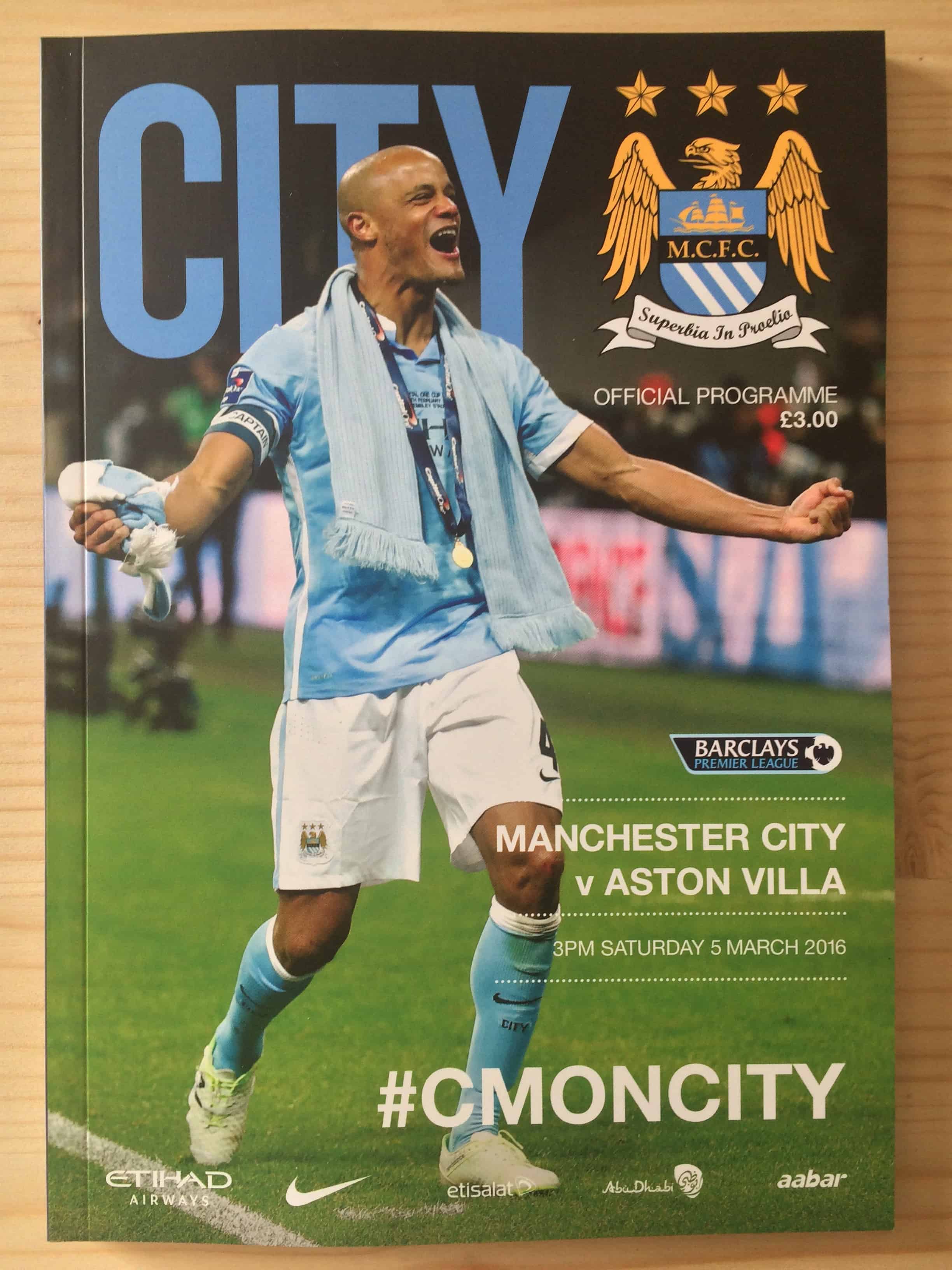 Manchester City FC v Aston Villa FC